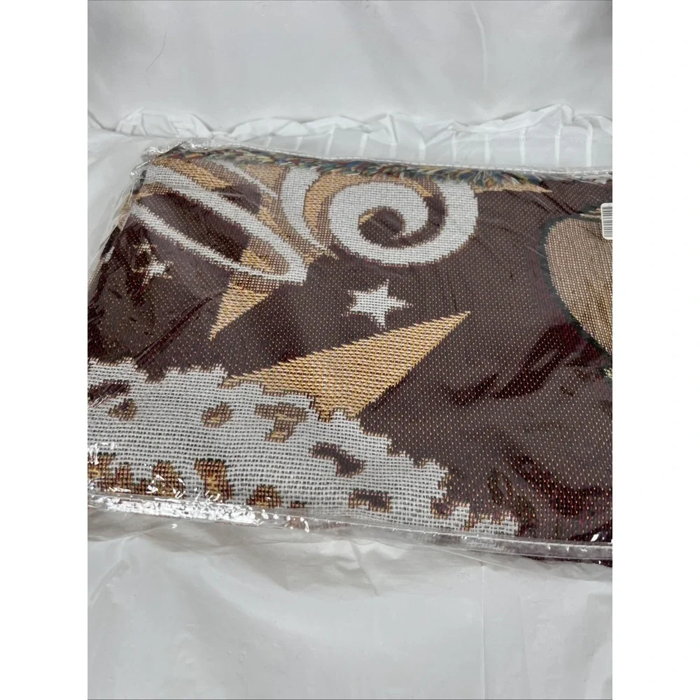 Mickey‎ Mouse Tapestry Woven Throw Blanket Walt Disney World Maroon 58